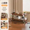 Estante de almacenamiento para cocina, soporte multicapa para microondas y olla de arroz, organizador versátil para encimera para almacenar especias y otros artículos