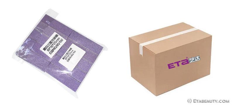 美甲抛光块豆腐块海绵搓条打磨指甲方块锉批发厂家