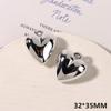 Parche de corazón de melocotón mariposa espejo plateado galvanizado de alta calidad para pendientes colgantes accesorios para funda de teléfono móvil venta al por mayor