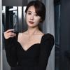 Collar de moda Joker coreano geométrico de círculo con ajuste de cordón directo de fábrica para primavera, verano, otoño e invierno, accesorios de ropa de moda para mujer
