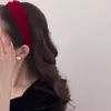 2026 Año Nuevo Diadema Roja Diadema Retro de Perlas Pasador Lindo Dulce Goma para el Cabello Celebridad de Internet Accesorios Simples para el Cabello