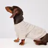 Ropa elegante y cálida para mascotas para gatos y perros, Camiseta base cómoda y acogedora de otoño/invierno para Bichón Frisé y Dachshund, Moda moderna en línea