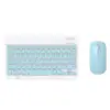 Teclado Bluetooth Adequado para iPad, Celular, Tablet, Laptop, Conjunto de Teclado e Mouse Mini Portátil Universal