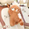 Caja de pañuelos de peluche personalizada por el fabricante para coche, caja de pañuelos colgante en el respaldo del asiento del coche, accesorios creativos para el interior del coche