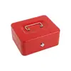 Caja de alcancía de hierro portátil con cerradura caja de almacenamiento caja de almacenamiento mediana caja de depósito caja pequeña caja de cambio