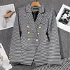 Ropa Popular Transfronteriza para Mujer Aliexpress Amazon Otoño e Invierno Nuevo Color Puro Moda Casual 2025 Traje Chaqueta Corta para Mujer