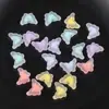 15mm Mariposa Colorido Acrílico diy Joyería Hecho a Mano Pulsera Trenzada de Perlas Cadena para Teléfono Móvil Bolso Perlas Sueltas