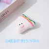 Boneco de Pelúcia de Hambúrguer Desenho Animado Boneco de Sanduíche Torrada Sorvete Broche Acessórios de Decoração para Mochila Acessórios para Meias