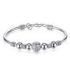 Pulsera de cuentas de moda estilo coreano pulsera de linterna plateada pulsera de bola exquisita para mujer fabricantes de joyería joyería