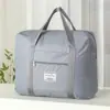Bolsa de Viagem Elegante em Sarja, Bolsa de Viagem de Grande Capacidade, Bolsa para Armazenamento de Roupas para Viagens Curtas, Bolsa de Ginástica Portátil de Mão, Bolsa para Maternidade