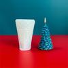 Vela Aromática Árvore de Natal Pinheiro 3D Molde de Silicone DIY Pedra Difusora Artesanal Molde para Ornamento de Gesso Lama Diatomácea