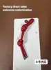 Cordón de Cuero Llavero de Nicho Accesorios de Alta Gama Estilo Ins Charms para Bolsos DIY Accesorios Decorativos