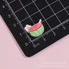 Mini Serie de Verano Fresco de Dibujos Animados Accesorios de Resina Pegamento Cremoso Llavero DIY Funda de Teléfono Hecha a Mano Accesorios para el Cabello Venta al por Mayor