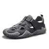 Verano 2026 Nuevo Estilo Huecos Transpirables Exteriores de Punta Cerrada Playa Casual Zapatos Deportivos de Moda Sandalias con Velcro Zapatos de Moda