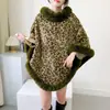 Outono/Inverno 2026 Nova Moda Feminina Europeia e Americana Amazon Cross-Border Plush Estampa de Leopardo Pulôver Tendência Quente Xadrez