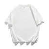 Camiseta de manga corta con patchwork simple talla grande 150 kg para hombre, moderna y versátil, estilo americano de alta gama, camiseta de algodón puro resistente para verano