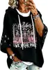 Nueva sudadera de Halloween transfronteriza 2026 con estampado de letras, sudadera con capucha para mujer con diseño independiente y forro polar pequeño