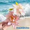 Pasador de Flor para Mujer, Accesorio para el Cabello Atmosférico, Accesorio de Playa, Pinza para el Cabello Estilo Vacaciones, Adorno de Flor para el Cabello, Pinza para Foto de Viaje