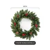 Guirnalda de Navidad de Ratán para Amazon Transfronterizo 40/50/60cm Guirnalda de Decoración Navideña Adornos Decoraciones de Escena