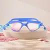 Gafas de Natación Qilang para Adultos de Alta Definición Antivaho con Sellos de Silicona y Tapones para los Oídos en Blanco y Negro, Gafas de Natación Profesionales al por Mayor
