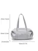 Bolso de mano para axila y hombro, gran capacidad, color liso, 2026 simple de verano nuevo de moda para el trabajo, bolso tote casual para mujer