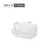 Caja de Almacenamiento Transparente para Sala de Estar y Balcón, Caja de Almacenamiento Doméstica con Tapa para Organizar Ropa