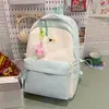 Mochila Nueva de Moda con Bloques de Color, Ligera, Casual, Simple, Versátil, Bolsa Escolar de Gran Capacidad para Niñas