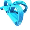 Banda Elástica de Resistência com Pedal de Pé de Quatro Tubos para Venda por Atacado para Embelezamento de Ombros e Costas, Auxílio para Abdominais, Fitness de Yoga e Treinador de Alongamento Muscular