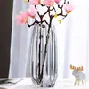Vaso de Vidrio de Sodio y Calcio Transfronterizo al por Mayor Estilo Europeo Fresco y Sencillo Jarrón de Vidrio Sala de Estar en Casa Arreglo Floral Florero para Flores Frescas