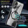 Funda de Succión Magnética Adecuada para Funda de Teléfono Móvil Nubia Neo 3 2 1 5g Acrílico Alta Transparencia Anti-Caída Cubierta Protectora