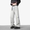 Pantalones vaqueros para hombre, primavera 2025, nuevos, estilo americano, estilo urbano, lavados, de marca de moda, estilo Ruffian, elegantes, sueltos, rectos, casuales.