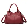 2026 Nuevo Bolso Cruzado de Hombro Grande de Gran Capacidad Transfronterizo para Mujer, Patrón de Lichi, Bolso Retro de Moda para Madres de Mediana Edad