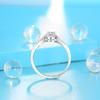 S925 Anel de Ponta de Estrela de Prata Gypsophila Design Anel Feminino Incrustado com Zircon All-Match Novo Anel de Proposta de Confissão