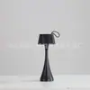 Lâmpada de mesa LED em forma de espiral para comércio exterior de moda transfronteiriça, recarregável, criativa, para exterior e interior, lâmpada de mesa pequena decorativa para restaurante