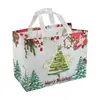 Bolsa de Natal Não Tecida Spot 2025 Personalizada Laminada Grande Sacola de Compras Sacola de Embalagem Sacola de Presente Atacado