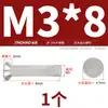Jinchao Gb869 Rebites Sólidos Escareados de Aço Inoxidável 304 Rebites de Cabeça Cônica Plana Rebites Sólidos M2.5M3M4M5M6