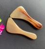 Pieza de escoba de cuerno Dial de belleza de cuerno por palo Punto de masaje raspado facial Palo para levantar el rostro Dispositivo raspador Peine raspador para ojos