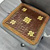 Cojín Transpirable para Asiento de Esterilla Cojín para Silla de Oficina con Computadora Asiento de Coche Verano Bambú Fresco para Mahjong Taburete de Estudiante Cojín Fresco para Asiento