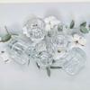 Taza de Manicura Casual de Cristal y Cristal, Taza Pequeña Octogonal de Vidrio, Taza para Lavar Pinceles, Taza para Mezclar Líquidos de Manicura