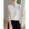 Camisa Chaleco Elegante de Alta Calidad para Mujer Top Verano Nueva Moda Elegante