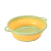 Lavabo plegable portátil engrosado para viaje Lavabo para lavar el trasero de bebés y lactantes Lavabo para pies de estudiante de dormitorio Lavabo para lavar ropa Lavabo para lavar verduras