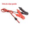Ferramentas de manutenção carregador de carro elétrico clipe fonte clipe jacaré linha formato de subproduto furo T furo redondo cabeça D conector de aviação