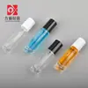 Botella de bola rodante de 8 ml/10 ml, botella de perfume roll-on, botella de vidrio para aceites esenciales, botella dispensadora cosmética de sérum, venta al por mayor personalizada