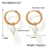 Duoduo de Arroz Collar de Moda de Perla de Agua Dulce Estilo Europeo y Americano de Lujo Ligero Cadena para Clavícula de Acero Inoxidable Hecho a Mano Zirconio Lapislázuli
