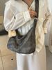 Bolso de gran capacidad para mujer, novedad de 2024, popular bolso de hombro tipo bandolera para mujer, de estilo nicho textil, combinable con todo, bolso de moda para mujer.
