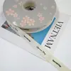 Huaying Cintas con Hilo de Letras Inglesas Ramo de Flores de Cinta Empaque de Regalo para Pastel Cinta Cinta Floral Cinta