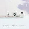Amazon Xiyin Venda Quente 6x 10mm Contas Cerâmicas com Alfabeto Material para Fazer Pulseira DIY Infantil Conjunto de Contas