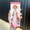 Nova Corrente de Chaveiro para Celular com Contas de Natal Pingente de Papai Noel com Diamantes Corrente para Pendurar em Celular/Bolsa Venda por Atacado