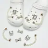 2026 Moda Nuevo Versátil Zueco de Oso con Cuentas Accesorios para Zapatos DIY Dijes Desmontables para Zapatos Hebillas de Zapatos de Alta Gama