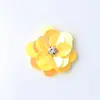 Pegatinas de Flor de Lentejuelas Decorativas para Tela, Accesorios de Cuentas, Bolsos, Zapatos y Sombreros, Cuentas Sueltas, Parches para Ropa, Calcomanías, Hecho a Mano para DIY